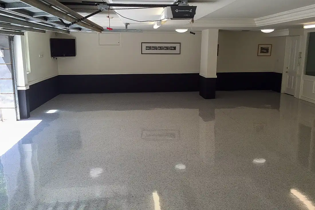 Metallic Epoxy Garage Floor