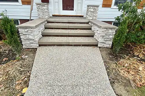 exposed aggregate concrete