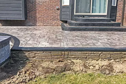 stamped concrete