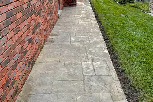 stamped concrete