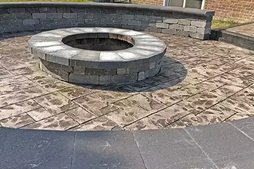 stamped concrete