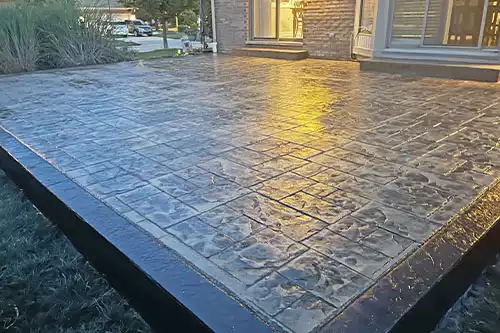 stamped concrete