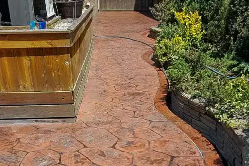 stamped concrete