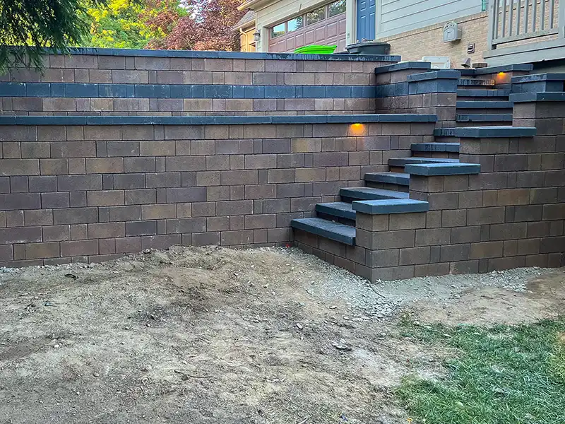 Paver Retaining Wall